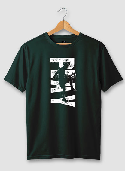 PLAY PRINT GREEN SHORT SLEEVE T-SHIRT - GREEN