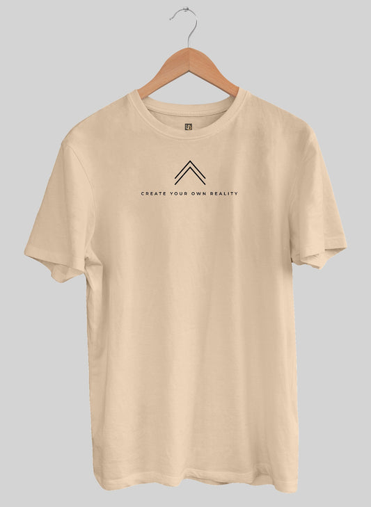 CREATE YOUR OWN SHORT SLEEVE T-SHIRT - BEIGE