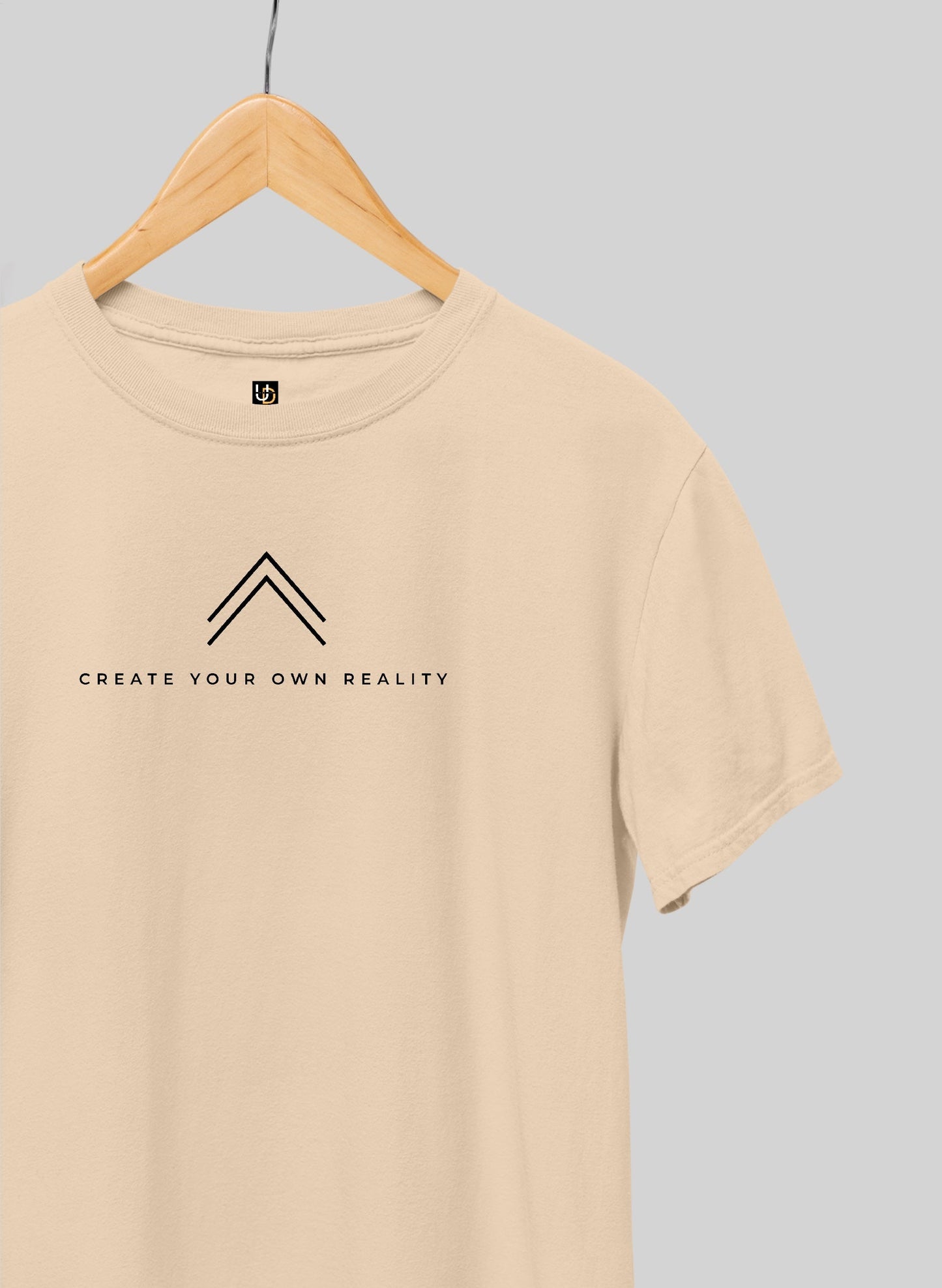 CREATE YOUR OWN SHORT SLEEVE T-SHIRT - BEIGE