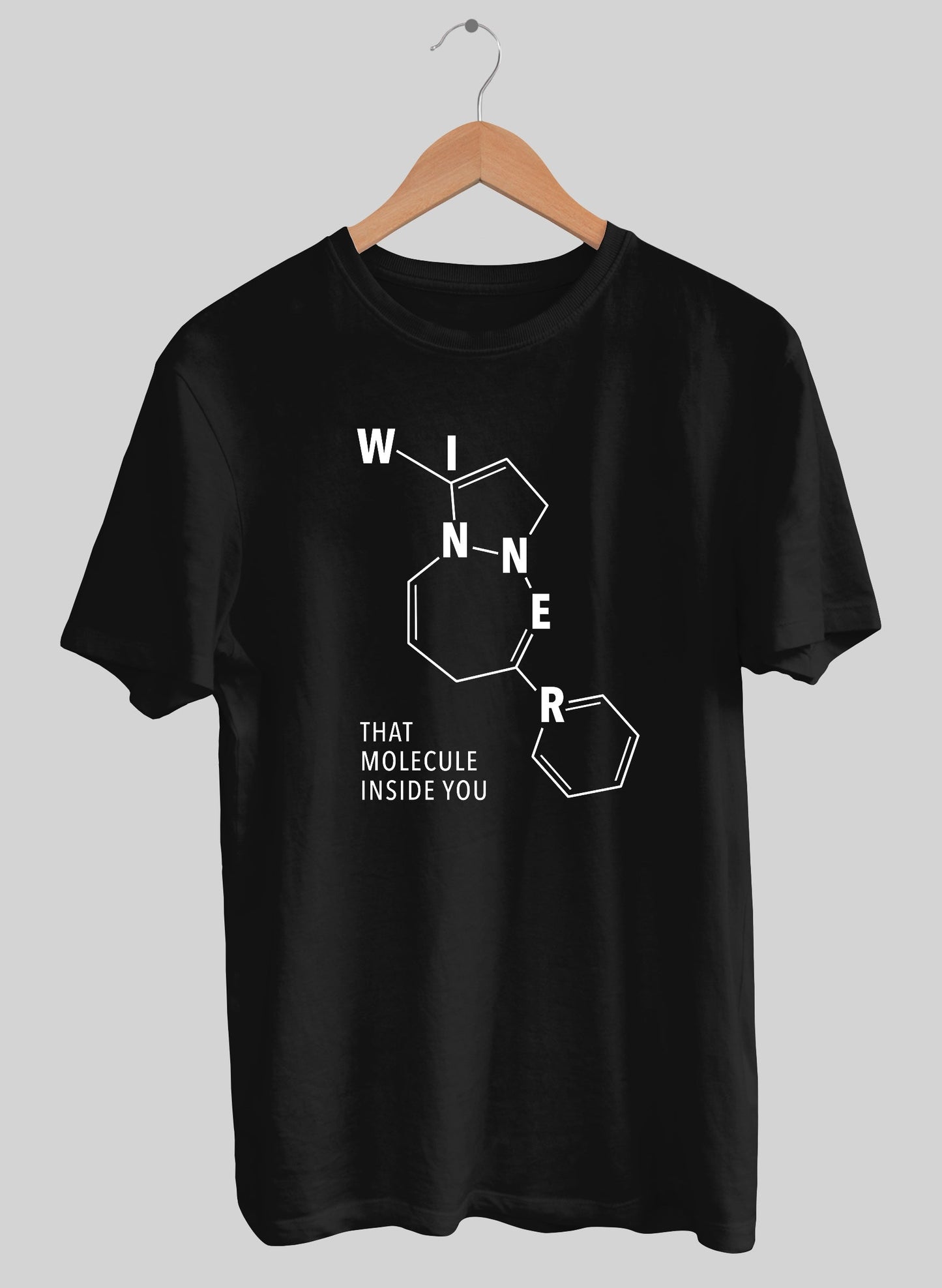 WINNER BLACK SHORT SLEEVE T-SHIRT - BLACK