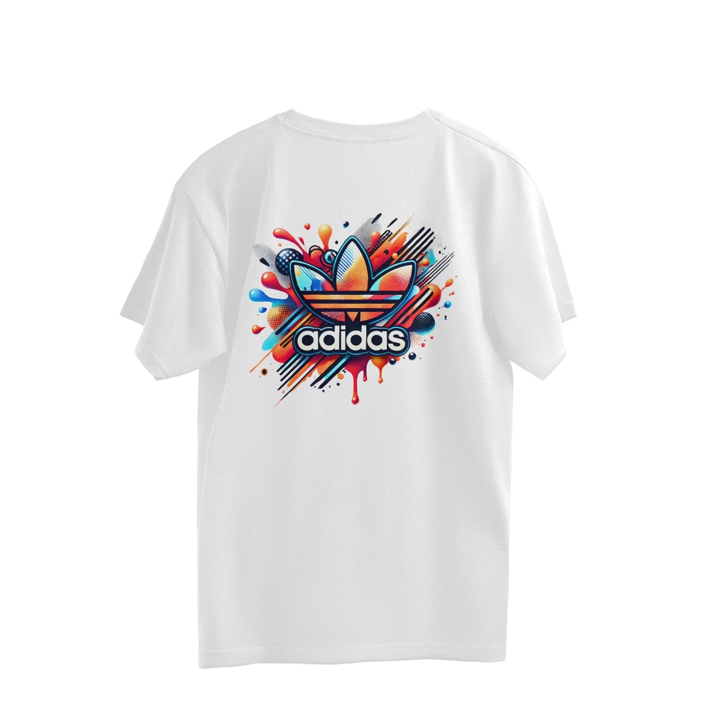 ADIDAS PRINT SHORT SLEEVE T-SHIRT - WHITE